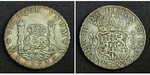 8 Real Vizekönigreich Neuspanien (1519 - 1821) Silber Karl III. von Spanien (1716 -1788)