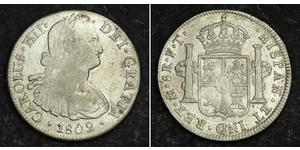 8 Real Vizekönigreich Neuspanien (1519 - 1821) Silber Karl IV (1748-1819)