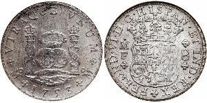 8 Real Vizekönigreich Neuspanien (1519 - 1821) Silber Ferdinand VI. von Spanien (1713-1759)