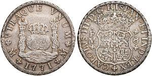 8 Real Vizekönigreich Neuspanien (1519 - 1821) Silber Karl III. von Spanien (1716 -1788)