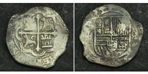 8 Real Vizekönigreich Neuspanien (1519 - 1821) Silber 