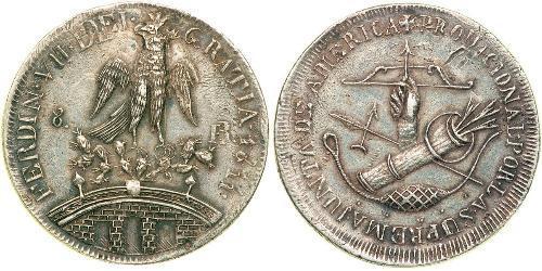 8 Real Vizekönigreich Neuspanien (1519 - 1821) Silber 