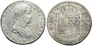 8 Real Vizekönigreich des Río de la Plata (1776 - 1814) / Bolivien Silber Ferdinand VII. von Spanien (1784-1833)