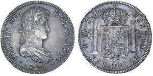 8 Real Vizekönigreich des Río de la Plata (1776 - 1814) / Bolivien Silber Ferdinand VII. von Spanien (1784-1833)