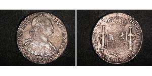 8 Real Vizekönigreich des Río de la Plata (1776 - 1814) / Bolivien Silber Karl IV (1748-1819)