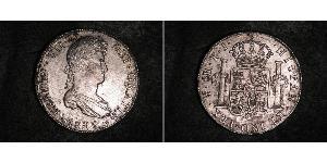 8 Real Vizekönigreich des Río de la Plata (1776 - 1814) / Bolivien Silber Ferdinand VII. von Spanien (1784-1833)