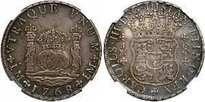 8 Real Peru Silver Charles III of Spain (1716 -1788)