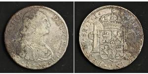 8 Real Peru Silver Charles IV of Spain (1748-1819)