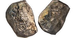 8 Real Spanish Mexico  / Kingdom of New Spain (1519 - 1821) Silver Philip V of Spain(1683-1746)