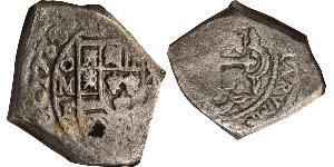 8 Real Spanish Mexico  / Kingdom of New Spain (1519 - 1821) Silver Philip V of Spain(1683-1746)