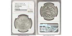 8 Real Second Federal Republic of Mexico (1846 - 1863) 銀 
