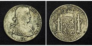 8 Real 新西班牙總督轄區 (1535 - 1821) 銀 费尔南多七世 (1784 - 1833)