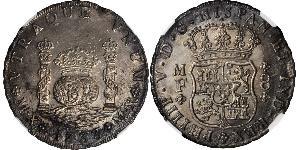 8 Real 新西班牙總督轄區 (1535 - 1821) 銀 Philip V of Spain(1683-1746)