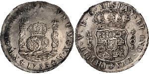 8 Real 新西班牙總督轄區 (1535 - 1821) 銀 Philip V of Spain(1683-1746)