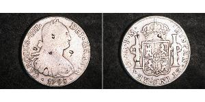 8 Real 新西班牙總督轄區 (1535 - 1821) 銀 卡洛斯四世 (1748-1819)