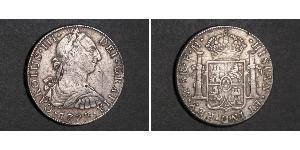 8 Real 新西班牙總督轄區 (1535 - 1821) 銀 卡洛斯三世 (西班牙) (1716 -1788)