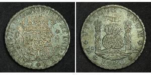 8 Real 新西班牙總督轄區 (1535 - 1821) 銀 卡洛斯三世 (西班牙) (1716 -1788)