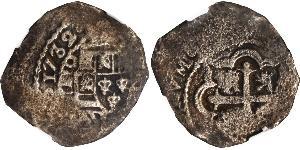 8 Real 新西班牙總督轄區 (1535 - 1821) 銀 Philip V of Spain(1683-1746)