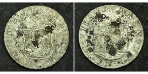 8 Real 新西班牙總督轄區 (1535 - 1821) 銀 卡洛斯三世 (西班牙) (1716 -1788)