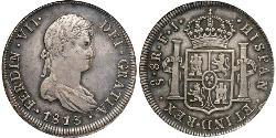 8 Real 智利 銀 费尔南多七世 (1784 - 1833)