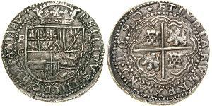 8 Real 玻利維亞 / 秘鲁总督辖区 (1542 - 1824) 銀 Philip IV of Spain (1605 -1665)