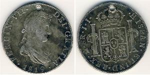 8 Rial Kingdom of Spain (1814 - 1873) Silber 