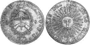8 Sol Provincias Unidas del Río de la Plata (1810 -1831) Plata 