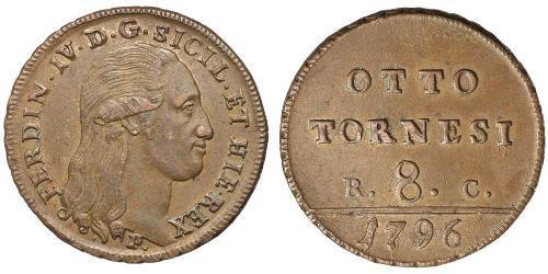 8 Tornesi Italian city-states Cobre 