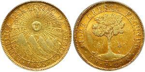 8 Ескудо Costa Rica (1821 - ) Золото 