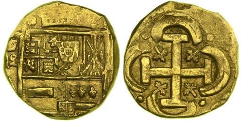 8 Ескудо Habsburg Spain (1506 - 1700) Золото Philip IV of Spain (1605 -1665)