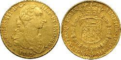 8 Ескудо Нова Іспанія (1519 - 1821) Золото Карл III король Іспанії (1716 -1788)