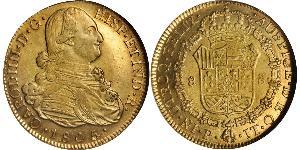 8 Ескудо Нова Ґранада (1717 - 1819) Золото Карл IV король Іспанії  (1748-1819)