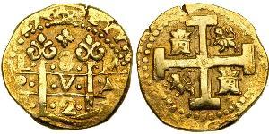 8 Ескудо Перу Золото Філіп V король Іспанії  (1683-1746)