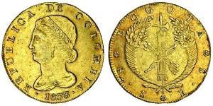 8 Ескудо Республіка Нова Гранада (1831–1858) Золото 