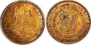 8 Ескудо Ріо-де-ла-Плата (віце-королівство) (1776 - 1814) / Болівія Золото Карл III король Іспанії (1716 -1788)