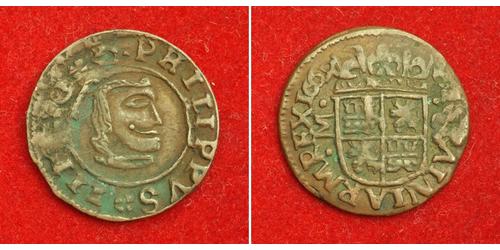 8 Мараведи Королевство Испания (1814 - 1873) Медь Philip IV of Spain (1605 -1665)