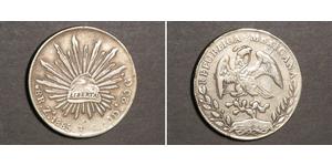 8 Реал Second Federal Republic of Mexico (1846 - 1863) Серебро 