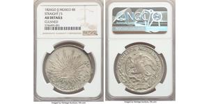 8 Реал Second Federal Republic of Mexico (1846 - 1863) Серебро 
