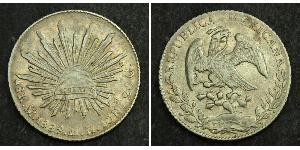 8 Реал Second Federal Republic of Mexico (1846 - 1863) Серебро 
