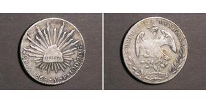 8 Реал Second Federal Republic of Mexico (1846 - 1863) Серебро 