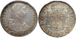 8 Реал  Серебро Фердинанд VII король Испании (1784-1833)