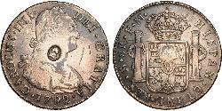 8 Реал Новая Испания (1519 - 1821) Серебро Карл IV король Испании (1748-1819)