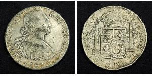 8 Реал Новая Испания (1519 - 1821) Серебро Карл IV король Испании (1748-1819)