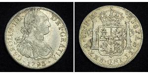 8 Реал Новая Испания (1519 - 1821) Серебро Карл IV король Испании (1748-1819)