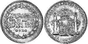 8 Реал Новая Испания (1519 - 1821) Серебро Фердинанд VII король Испании (1784-1833)