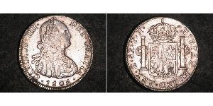 8 Реал Новая Испания (1519 - 1821) Серебро Карл IV король Испании (1748-1819)