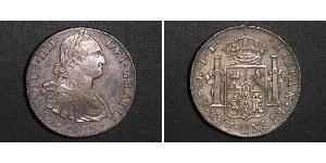 8 Реал Новая Испания (1519 - 1821) Серебро Карл IV король Испании (1748-1819)