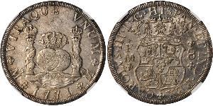 8 Реал Новая Испания (1519 - 1821) Серебро Карл III король Испании (1716 -1788)
