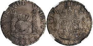 8 Реал Новая Испания (1519 - 1821) Серебро Карл III король Испании (1716 -1788)