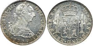 8 Реал Новая Испания (1519 - 1821) Серебро Карл III король Испании (1716 -1788)